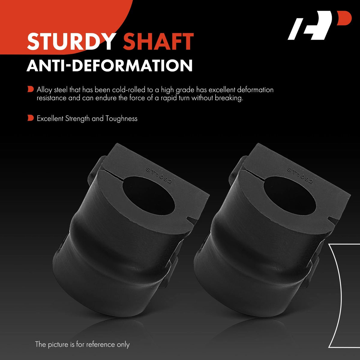 2X Front Sway Bar Bushing Kit for Chevrolet Malibu Pontiac (10361386, 10361387, MS508146)