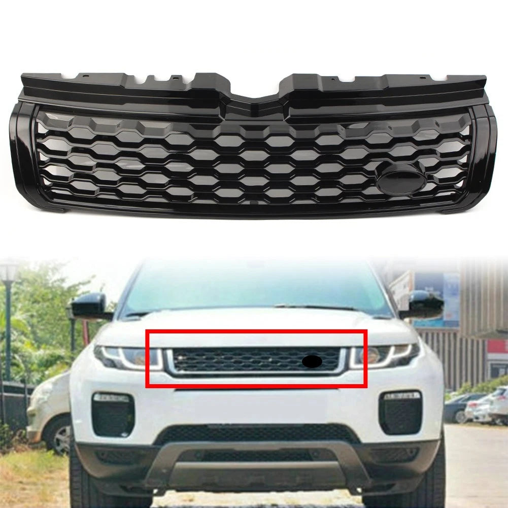 Black Upper Front Grille for Range Rover Evoque (2010–2018)