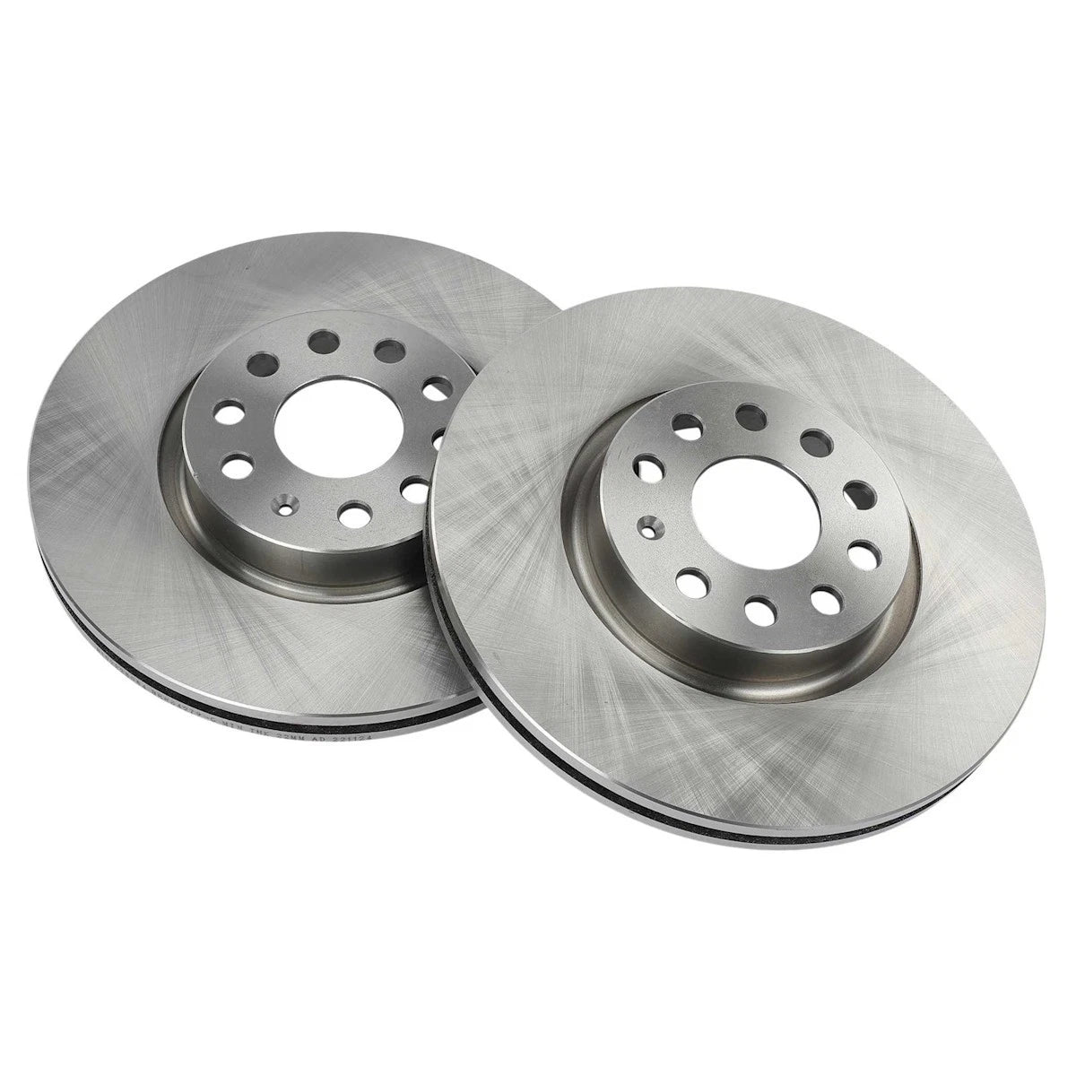 2X Brake Discs Front FWD for VW Passat Audi A3 (2016–2021) - 18053428, R34279, BR900468