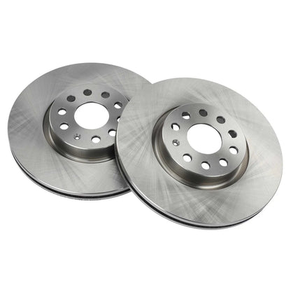 2X Brake Discs Front FWD for VW Passat Audi A3 (2016–2021) - 18053428, R34279, BR900468