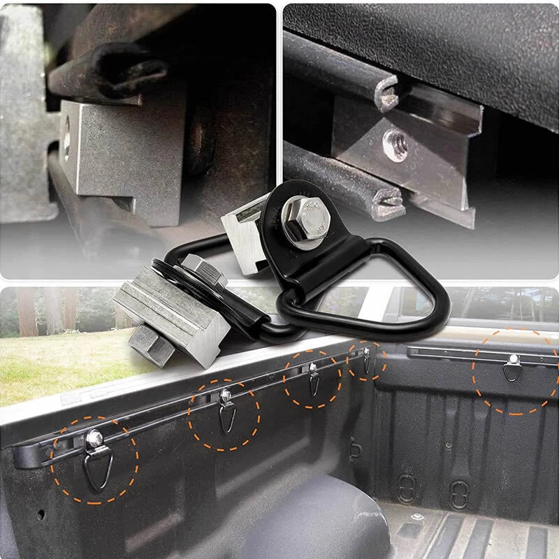 Set of 4 Tie Down Cleats for Toyota Tundra & Tacoma (TOOL13-ZH-4, TOOL13-CK-4)