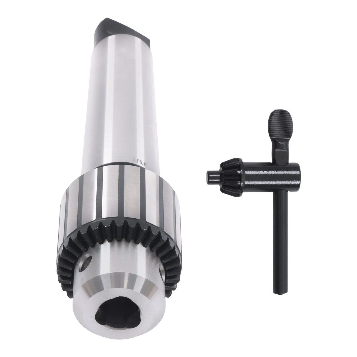MT5 Heavy Duty Keyed Drill Chuck 5MT Shank for Lathe Milling