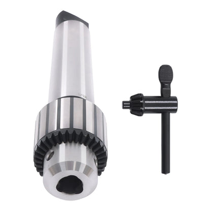 MT5 Heavy Duty Keyed Drill Chuck 5MT Shank for Lathe Milling