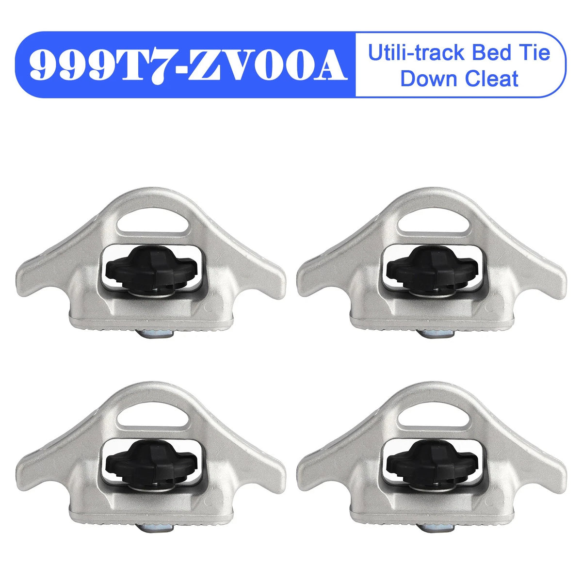 4 Pcs Utili-track Bed Tie Down Cleat for Nissan Frontier (2005–2025)