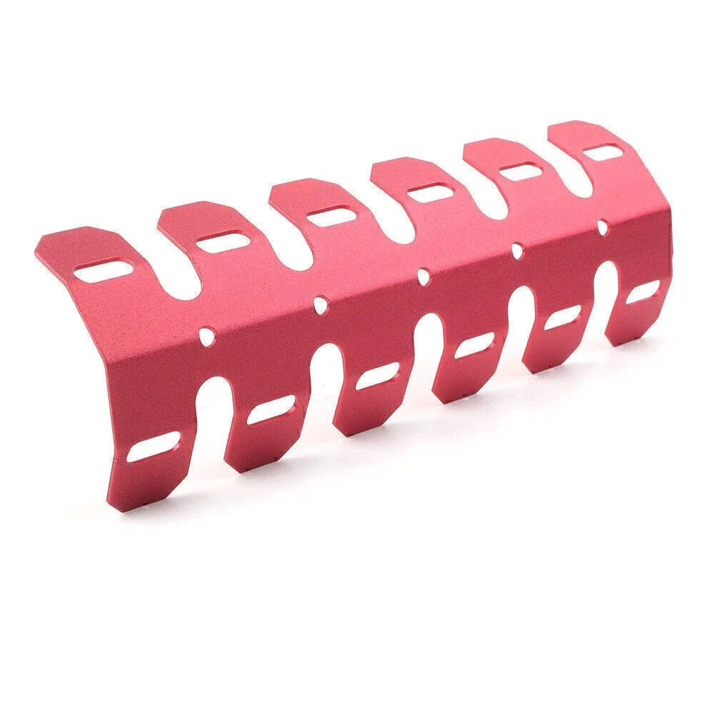 Exhaust Muffler Pipe Heat Shield Cover for Dirt Bike Motorcycle (Red)