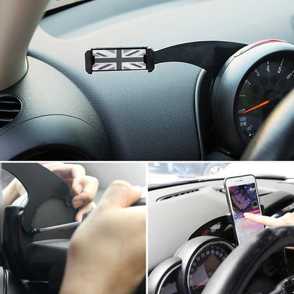 Union Jack Phone Holder Stand Kit for Mini Cooper F54 F55 F56 (INT-393-A)