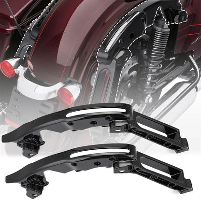 2X Rear Fender Support Kit for Harley Touring Street Road Glide (2014–2024)