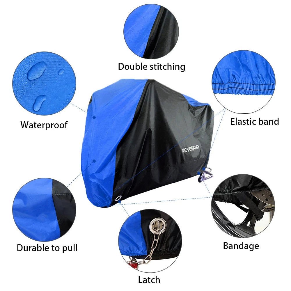 Motorcycle Cover for Neverland (NEV M40-20-L) All Weather UV Waterproof 220CM