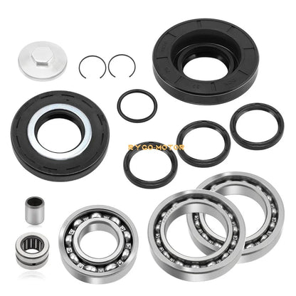 Rear Axle Bearings Seals Kit for Honda Recon 250 TRX250EX TRX250X TRX250 (2002–2023)