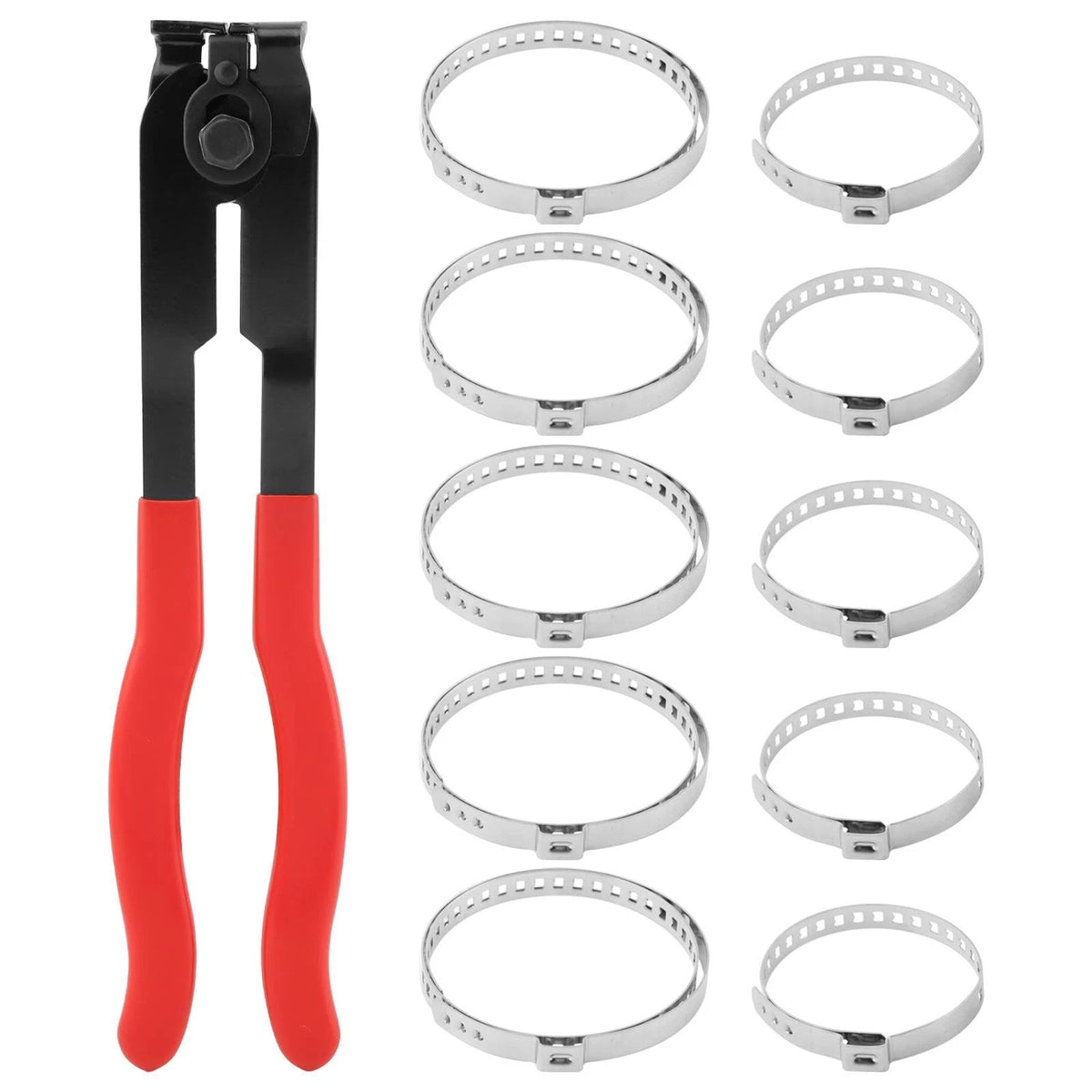 CV Boot Clamp Plier with 10 Stainless Steel Clamps