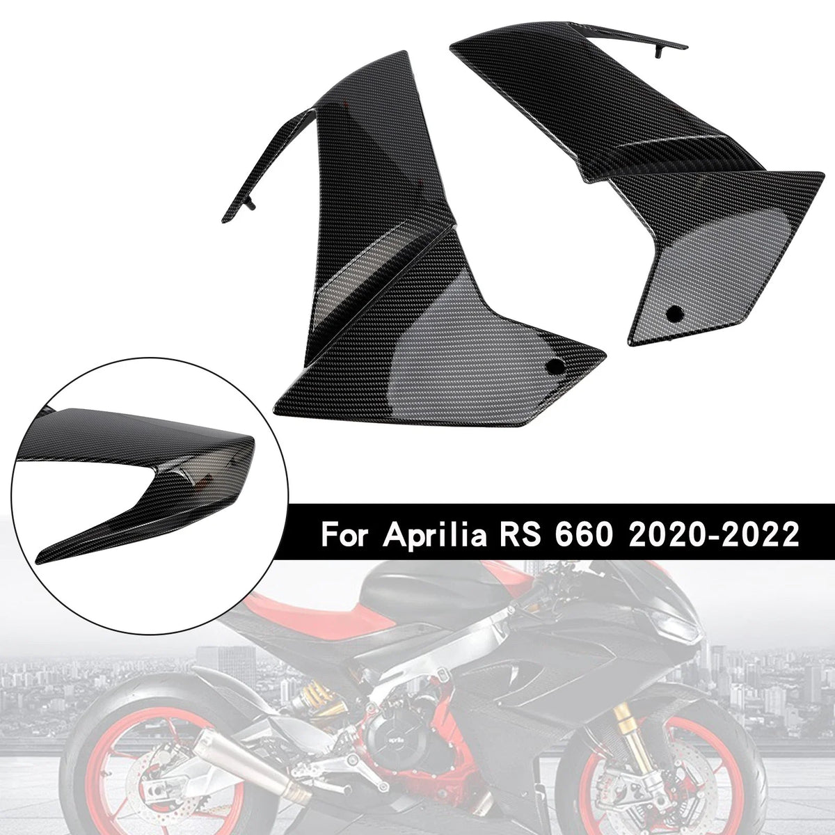 Carbon Side Frame Cover Panel Fairing Cowl for Aprilia RS 660 (2020–2024)