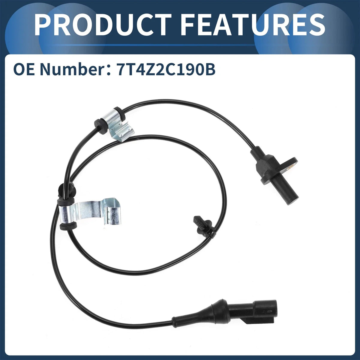 ABS Wheel Speed Sensor No. 7T4Z2C190B for Ford Edge (2007–2014) AWD Rear Right