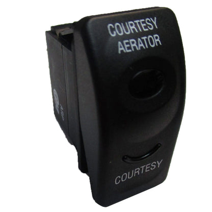 Rocker Accessory Switch for Marine Grade Courtesy Light/Aerator 0849