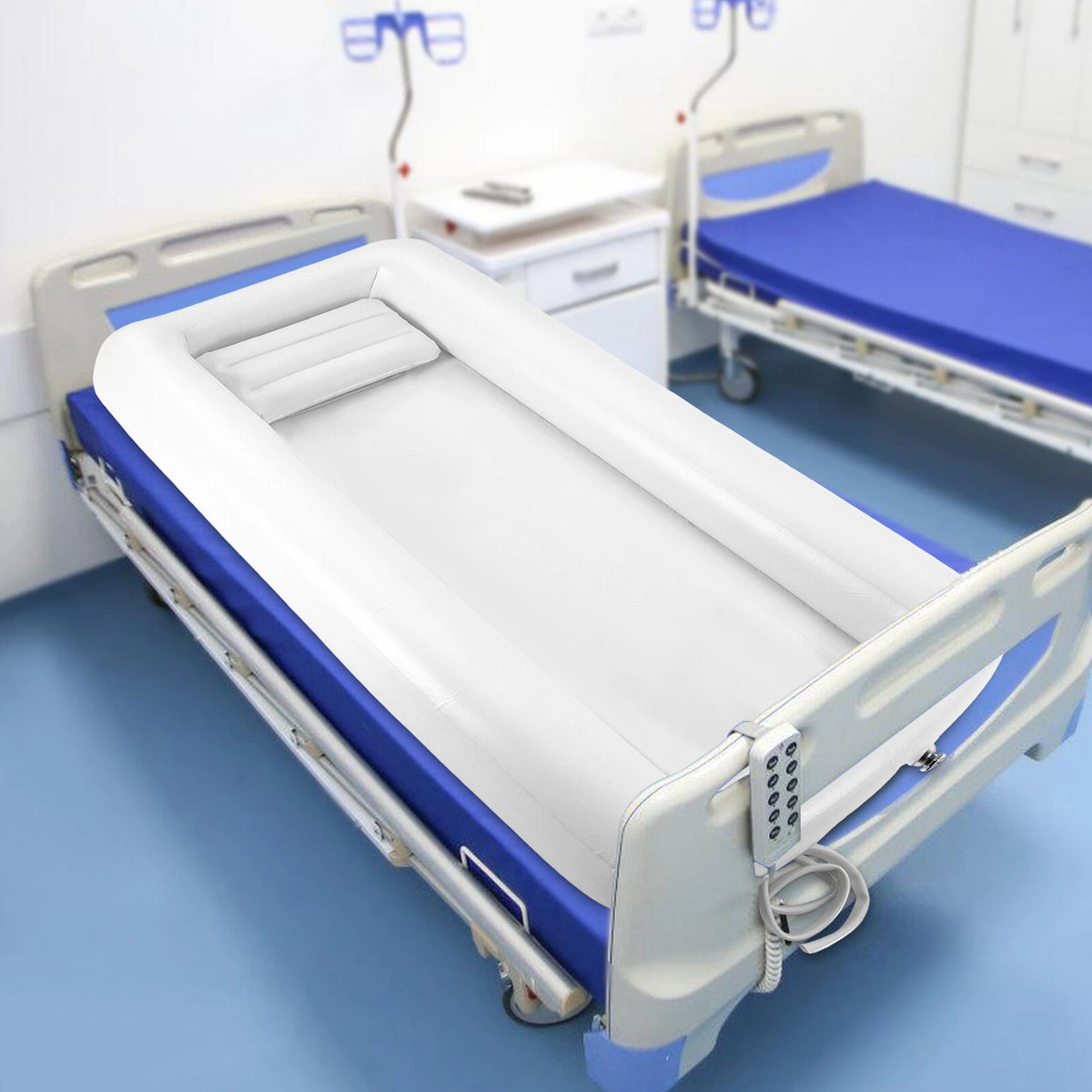 Inflatable Medical Bathtub with Electric Pump for Bedside Shower (2023)