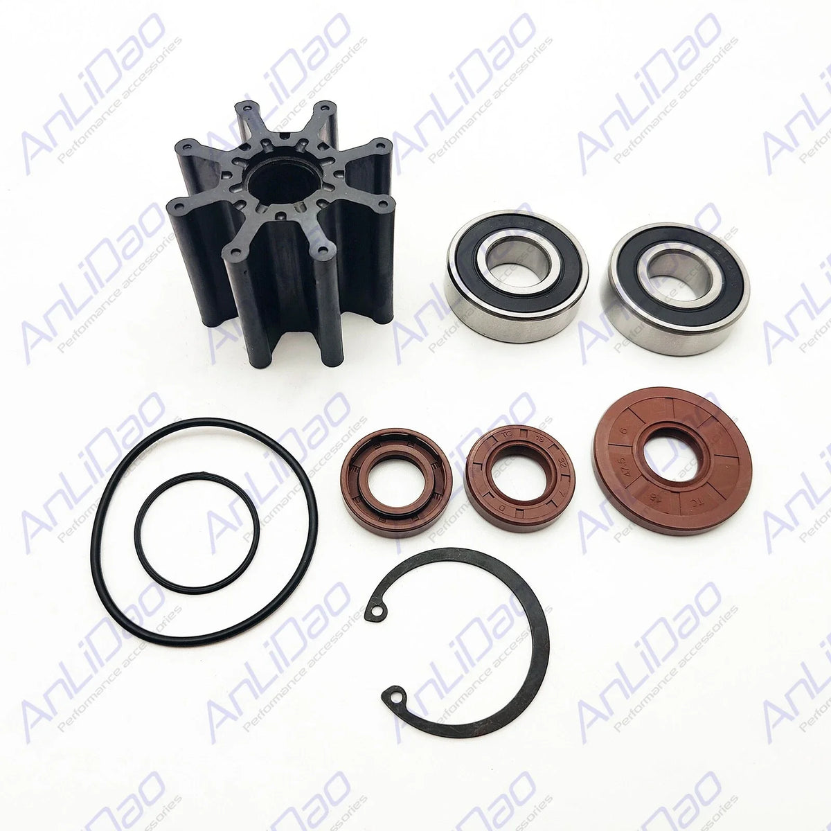Water Pump Impeller Repair Kit for Mercruiser Bravo (46-807151A9, 807151A12)