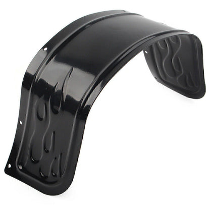 Black Front Fender Trim Skirt for Harley Touring Electra Glide Softail (80-13)