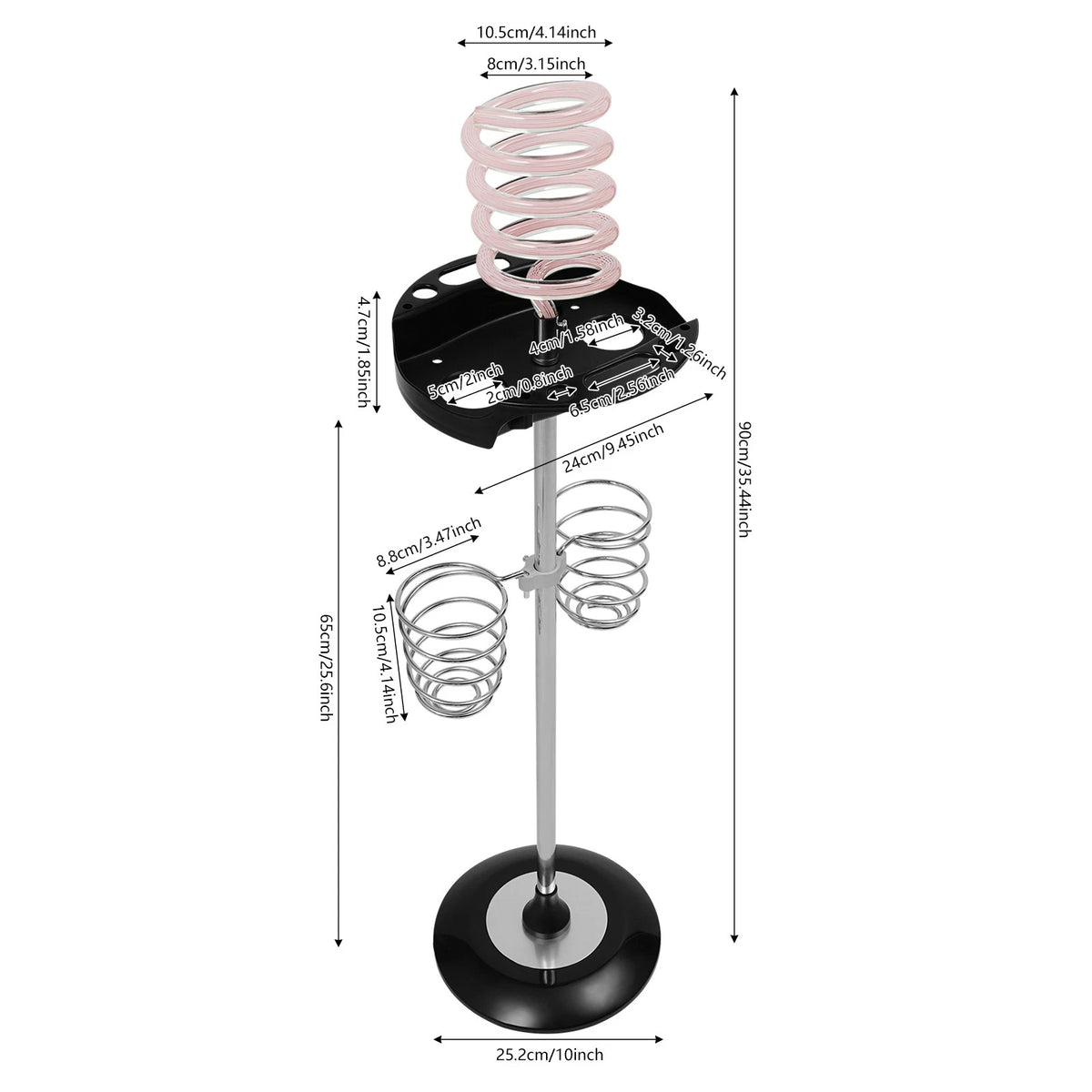 Hair Dryer Stand for Bedroom Beauty Salon