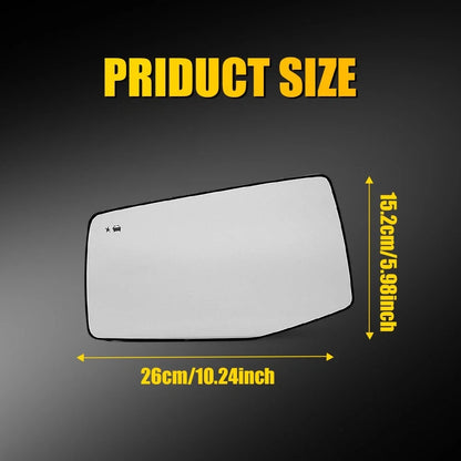 Heated Left Side Mirror Glass with Blind Spot for GMC Sierra 1500 (2019–2025)