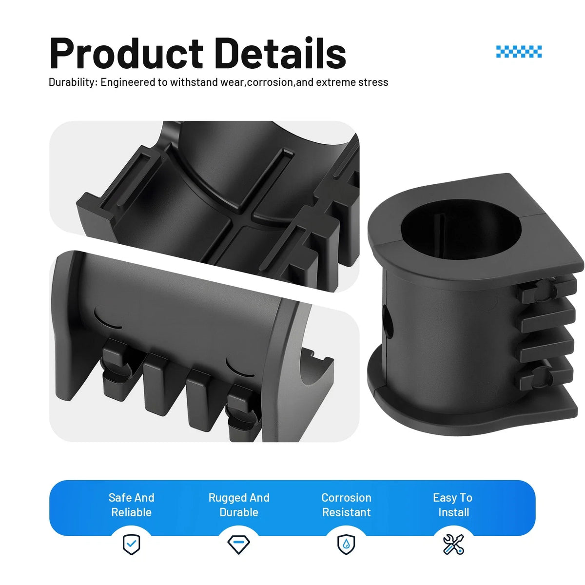Rear Stabilizer Sway Bar Bushing for Polaris Ranger 900 Diesel (2011–2012) 5432785