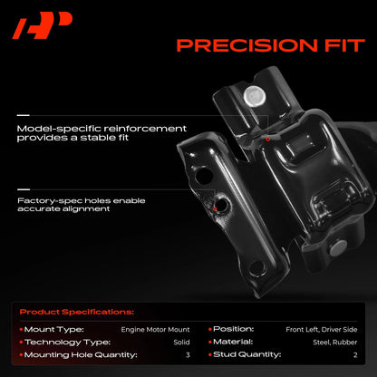 Front Left Engine Mount for Ford E-150 E-250 E-350 (2003–2014) 3C2Z6038AA, F7UZ6038DB, A2930