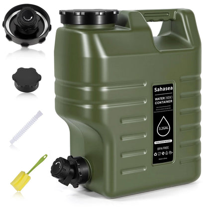 3.2 Gallon Water Jug for Portable Camping Dispenser