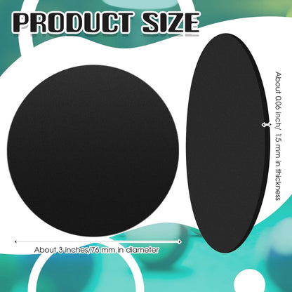 50 Pcs Pool Table Leg Shims 3" Diameter 0.06" Thick