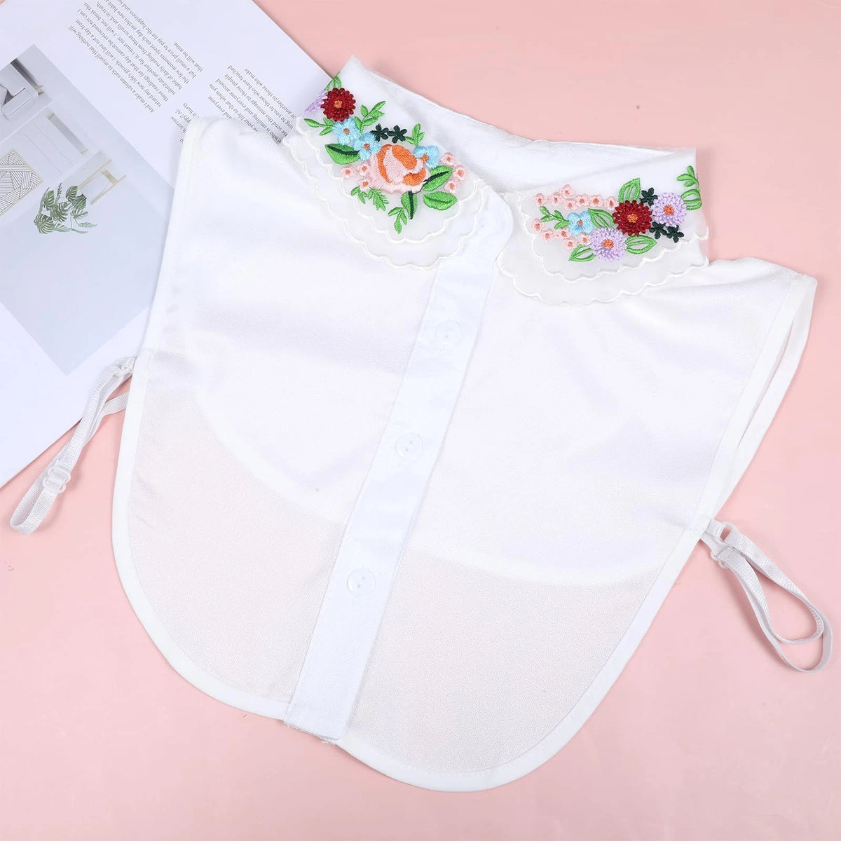 Detachable Fake Collar for Dresses Standard - White