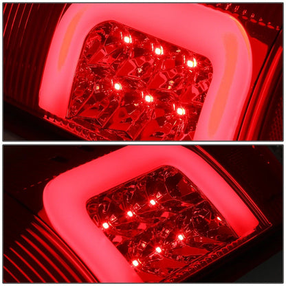 Red LED C-Bar Tail Brake Light Lamps for Ford F250 F350 Super Duty (2008–2016)