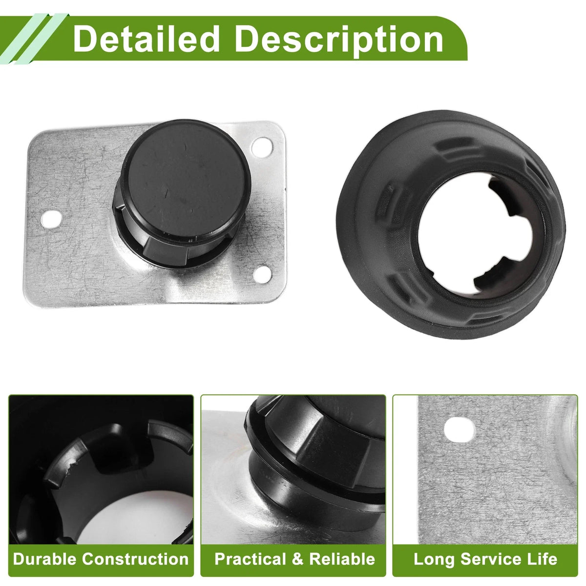 Rear Door Stop Retainer Bumper for Ford Transit-150 250 350 (2014–2023)
