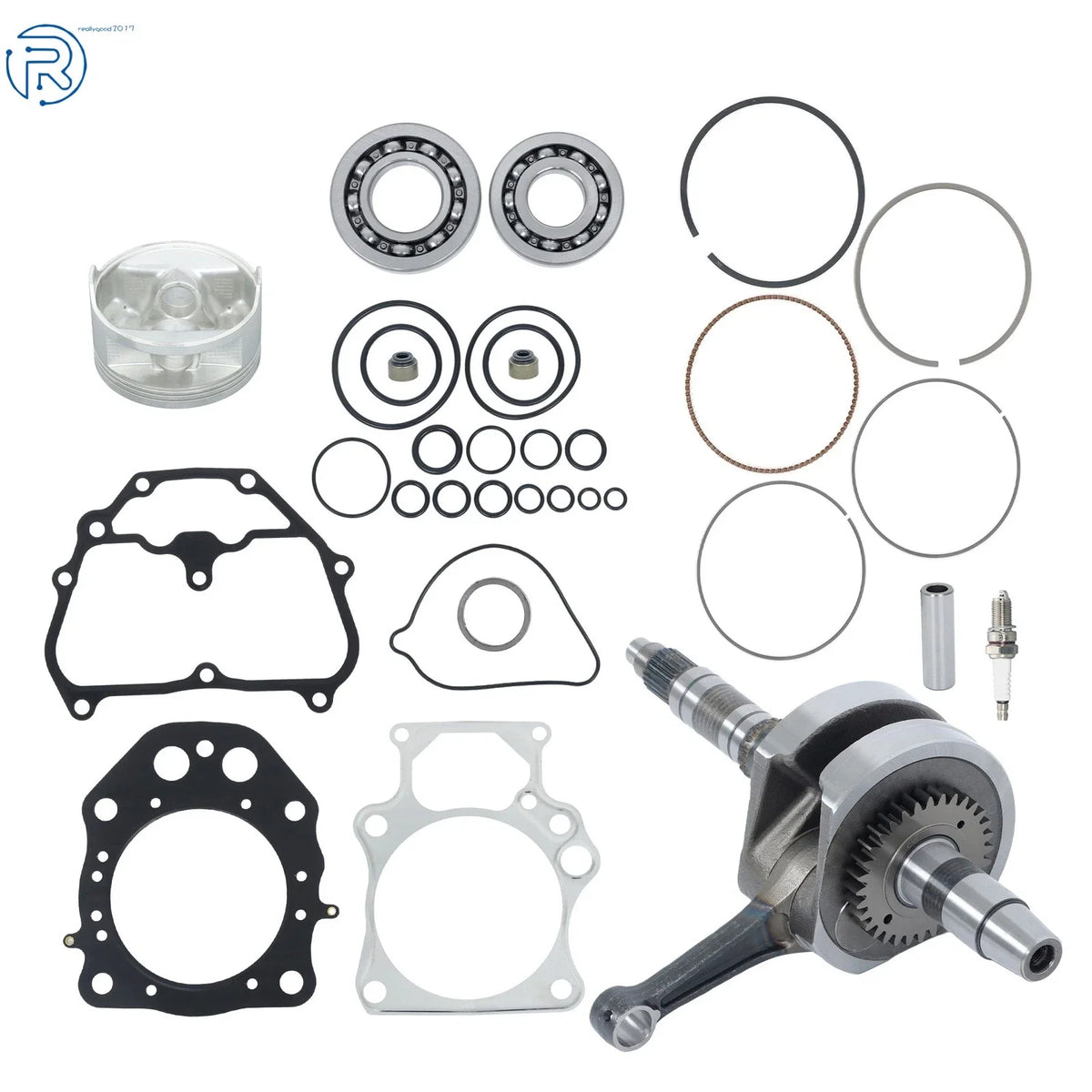 Engine Crankshaft Piston Rebuild Kit for Honda TRX500 SXS500