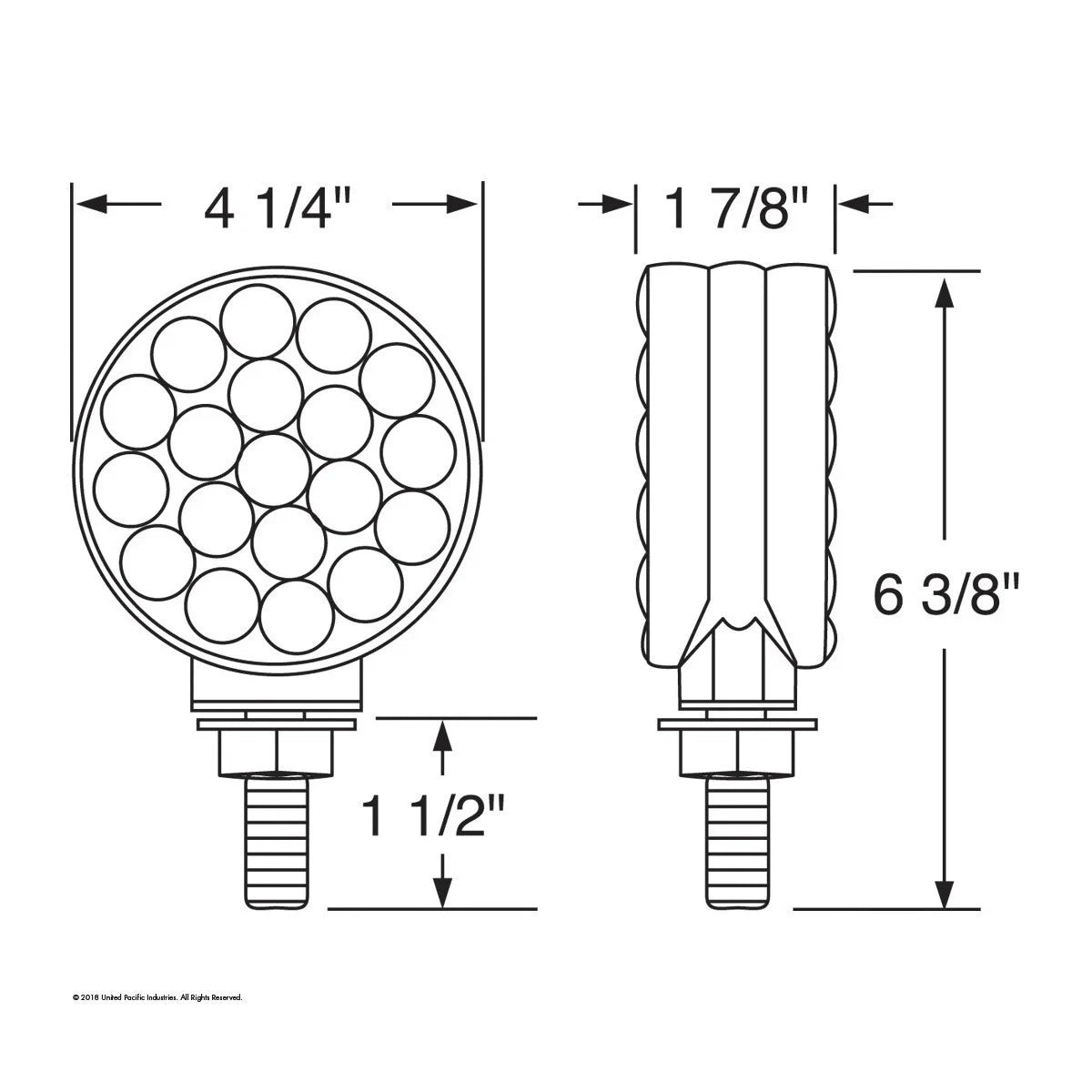 LED Turn Signal for Universal Vehicles (38714)