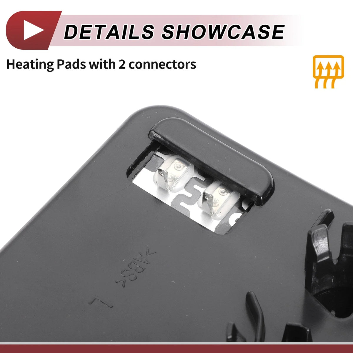 Heated Left Driver Side Tow Mirror Glass for Ford F150 