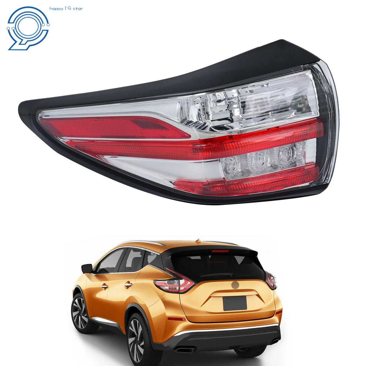 Left Outer Tail Light Assembly for Nissan Murano (2015–2018)