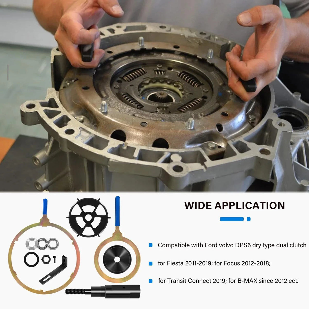Dual Clutch Transmission Reinstall Reset Tool for Ford Volvo DPS6 (F1FZ-7B546-B)