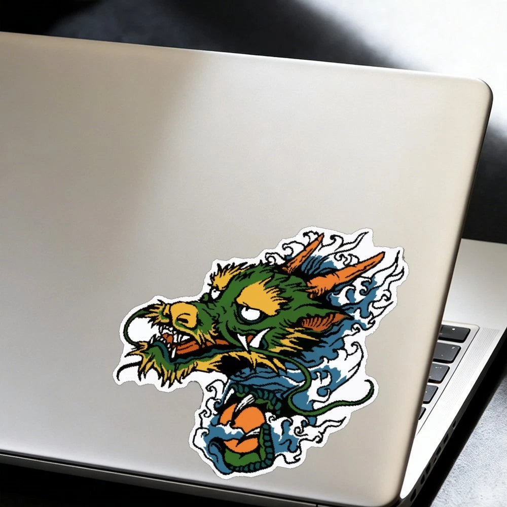Dragon Sticker for Laptop Thermos Refrigerator - Waterproof, Sunproof