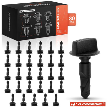 Set of 30 Nylon Rear Bumper Trim Pin Retainer Clips for Audi Q5 SQ5 (2009–2021) - 6Q0807643, 22399