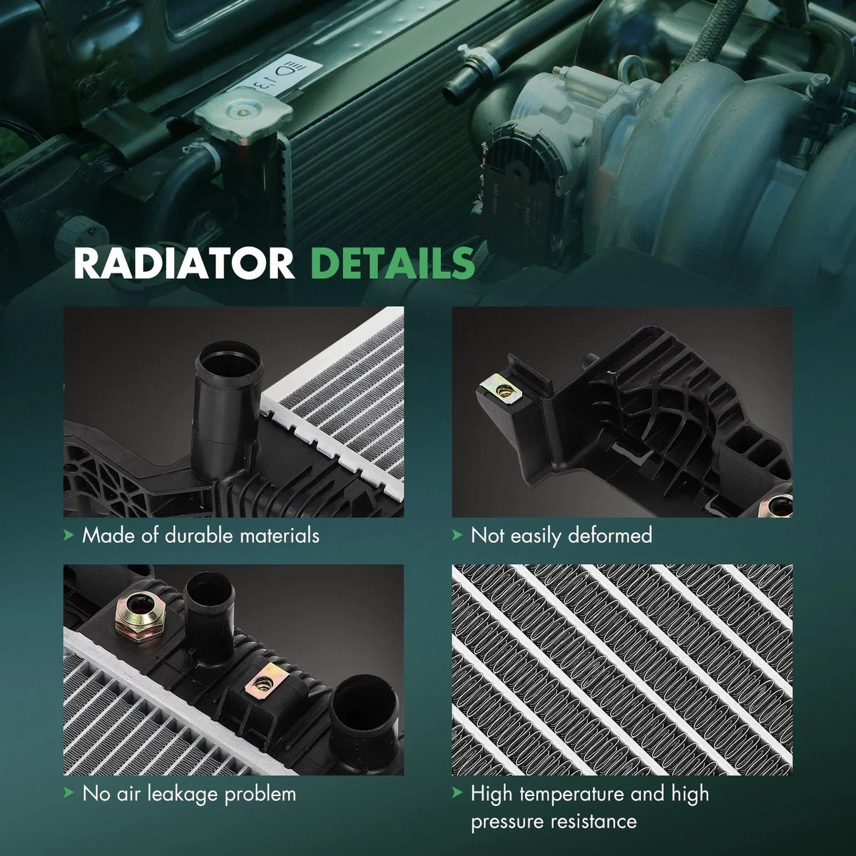 Aluminum Radiator for Ford Edge (2012–2014)