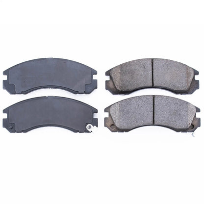 2X Powerstop Brake Pad Set Front for Mitsubishi Outlander PHEV (2010–2021) - 16-530, SSCP530, EHT530H