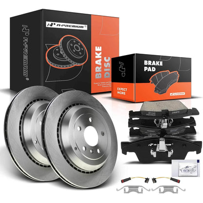 Rear Disc Brake Rotors & Ceramic Pads for Mercedes-Benz ML550 (2008–2011)