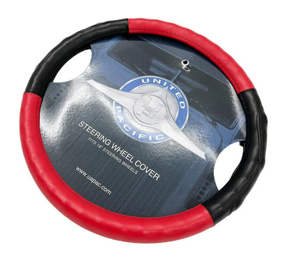 Steering Wheel Cover Replacement for Peterbilt Kenworth Black Red 18 Inch (2010–2024)