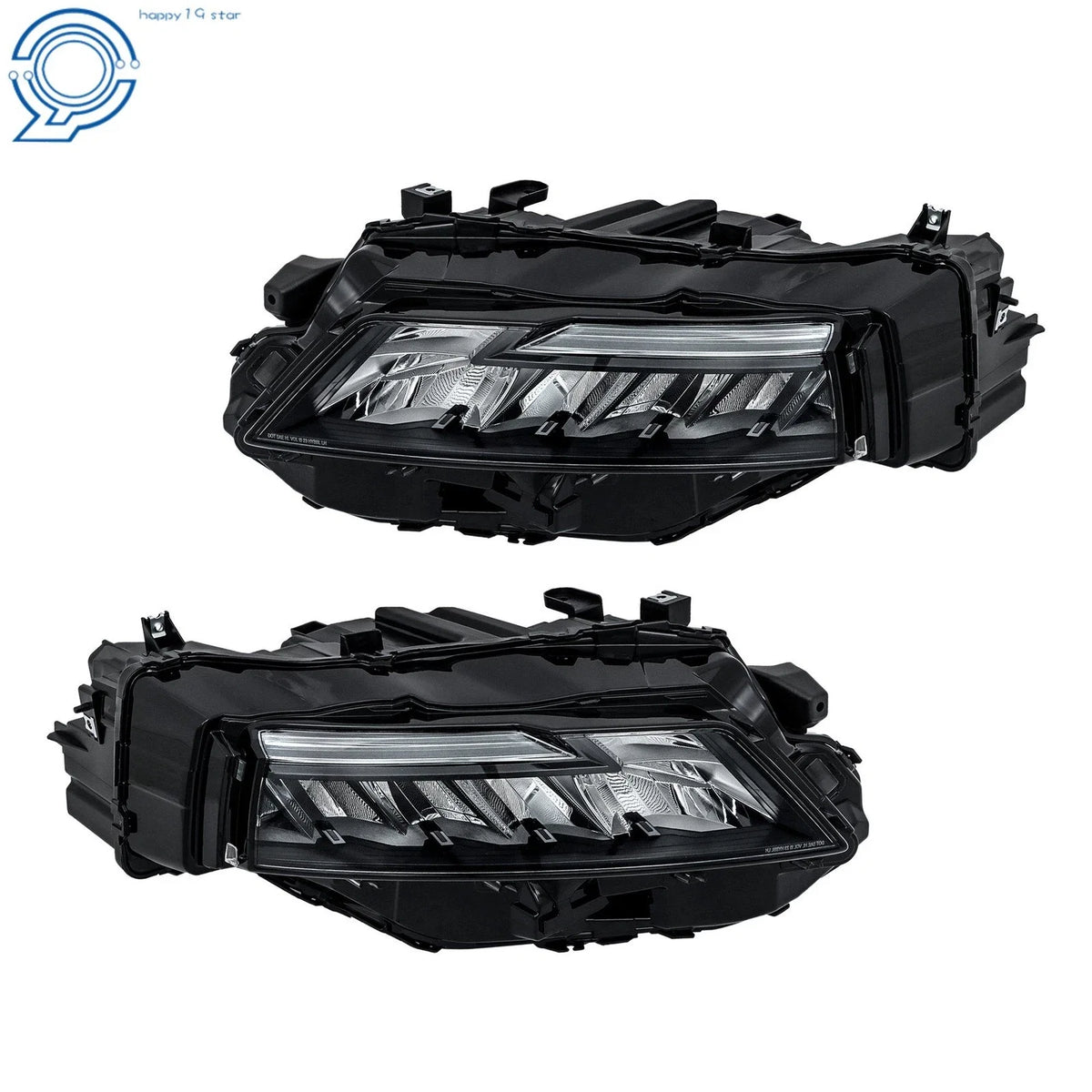 Pair Full LED Projector Headlights for Nissan Rogue (2021–2023)