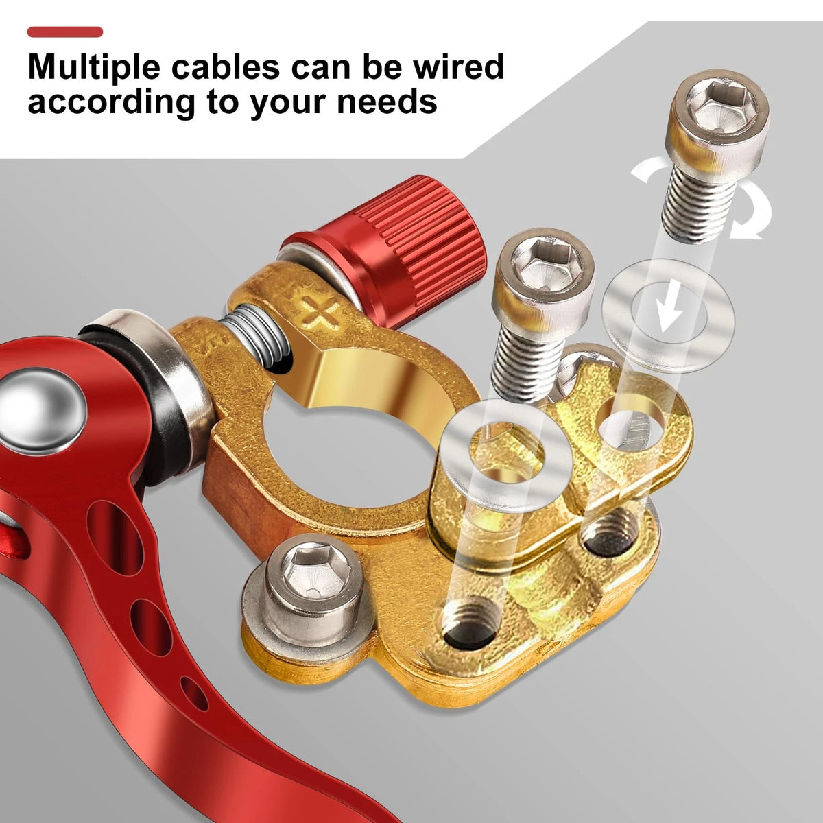 Battery Terminal Connectors for Zrigiwr (1 Pair)