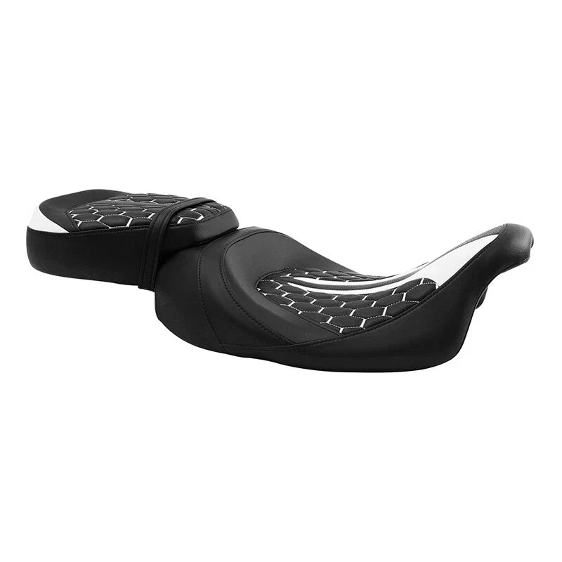 2X Gel Seats for Harley CVO Street Glide (2009–2023) Black