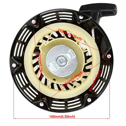 Recoil Starter for ATVs, Go Karts (Metal Build)