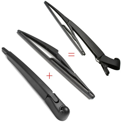 Set of 2 Rear Windscreen Wiper Arm & Blade for Honda Civic 3 Door (2001–2006)