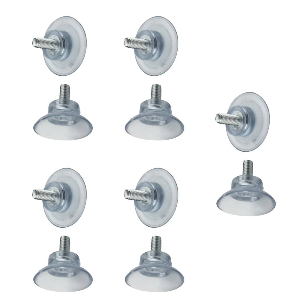 10-Pack Strong Suction Cups for Home Furniture Glass Table Top with M6 Screw