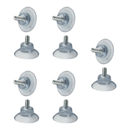 10-Pack Strong Suction Cups for Home Furniture Glass Table Top with M6 Screw