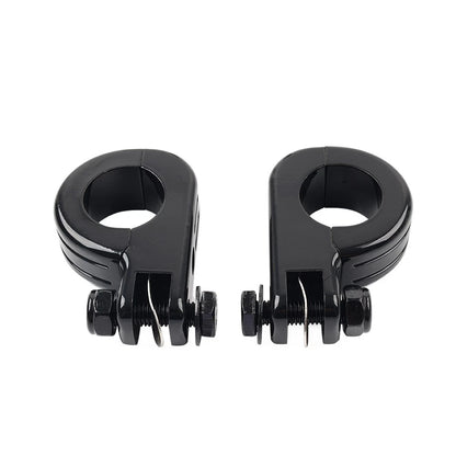 Foot Peg Mount Clamp Bracket for Harley 1 1/4" Highway Engine Crash Bar