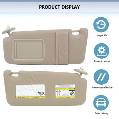 Sun Visor Set for Toyota Venza (2009–2016) Beige