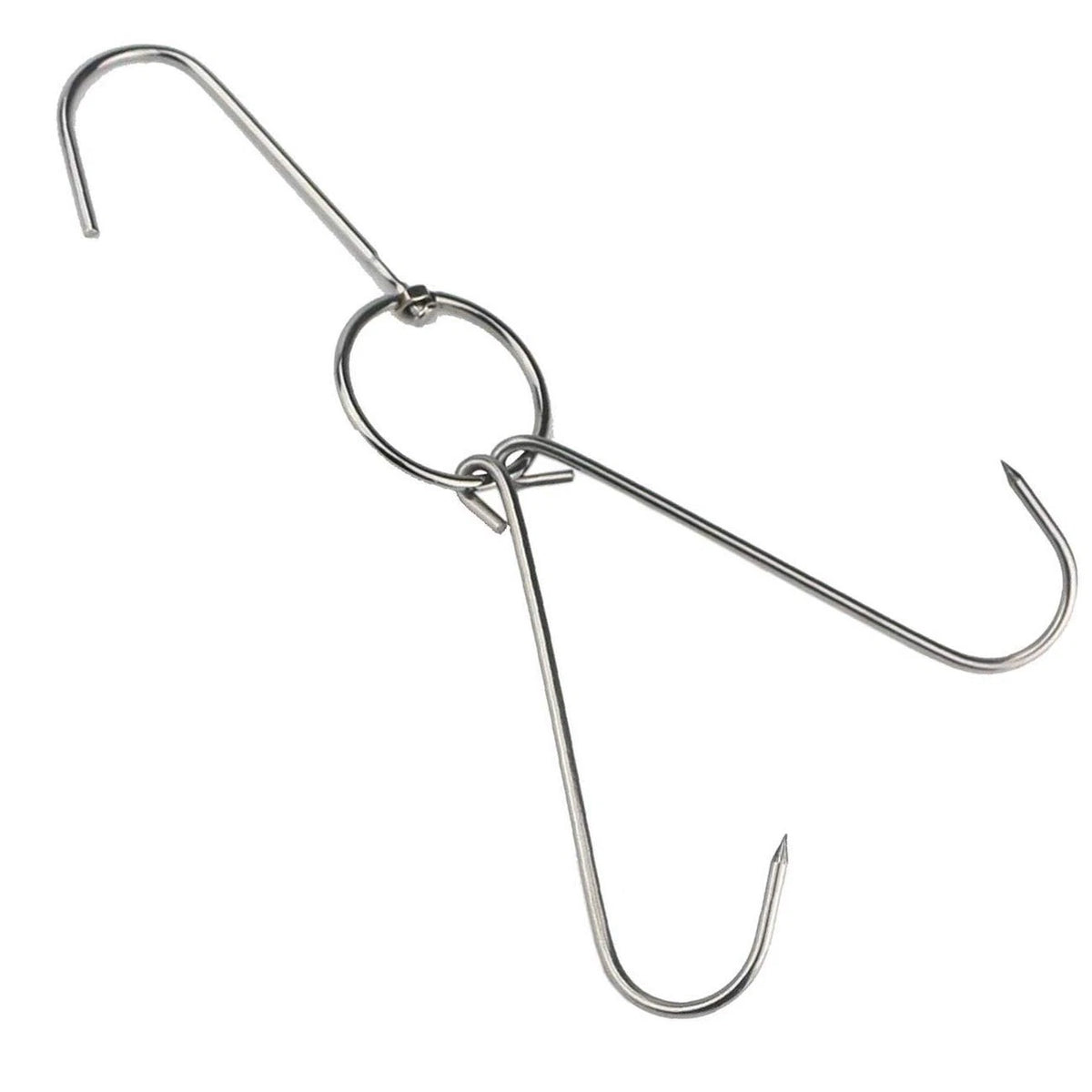 6X Stainless Steel Double Meat Hooks for Various Applications